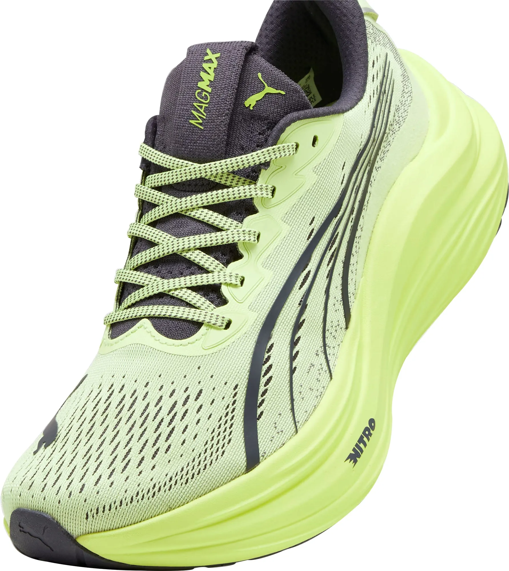 Chaussures de course Puma MagMax Nitro pour homme - Vert