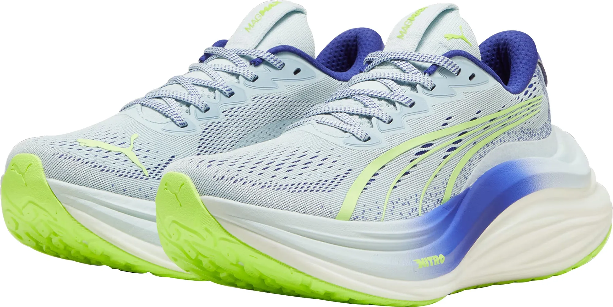 Chaussures de course Puma MagMax Nitro pour femme - Bleu