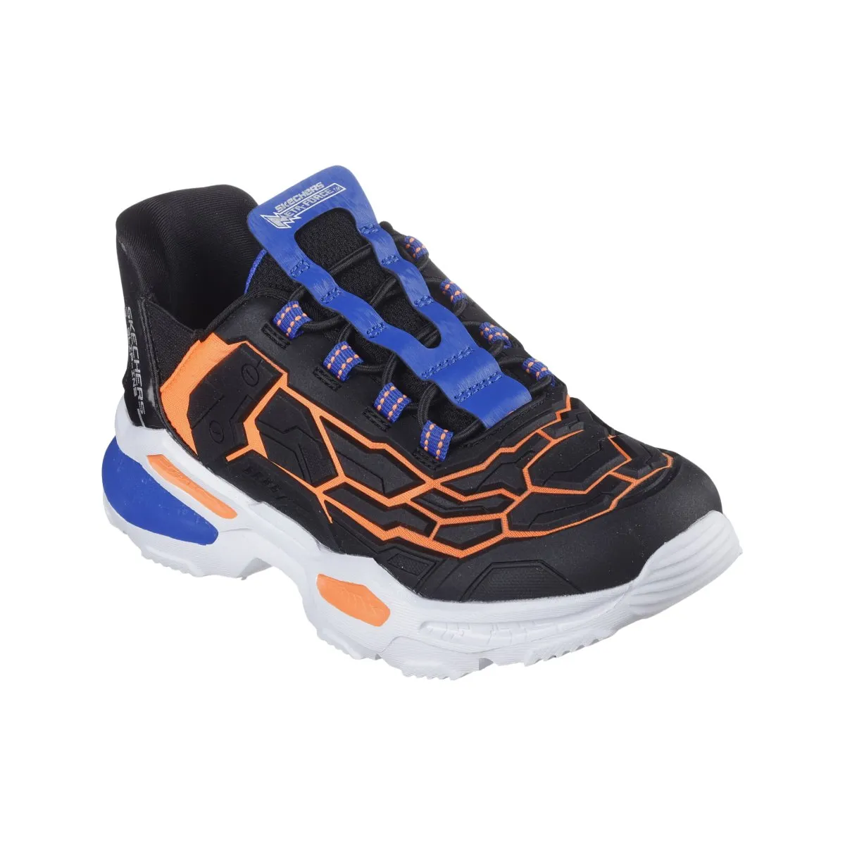 Skechers Garçon (Préscolaire) Slip-ins : Skech-Bots - Orbitron 403838LBKOR Meta-Force Noir/Orange