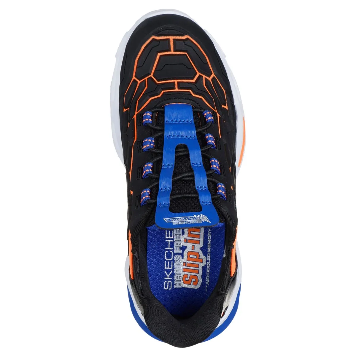 Skechers Garçon (Préscolaire) Slip-ins : Skech-Bots - Orbitron 403838LBKOR Meta-Force Noir/Orange