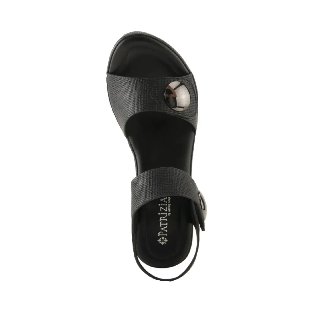 Sandale à talon tressée Dade pour femme de Spring Step en noir