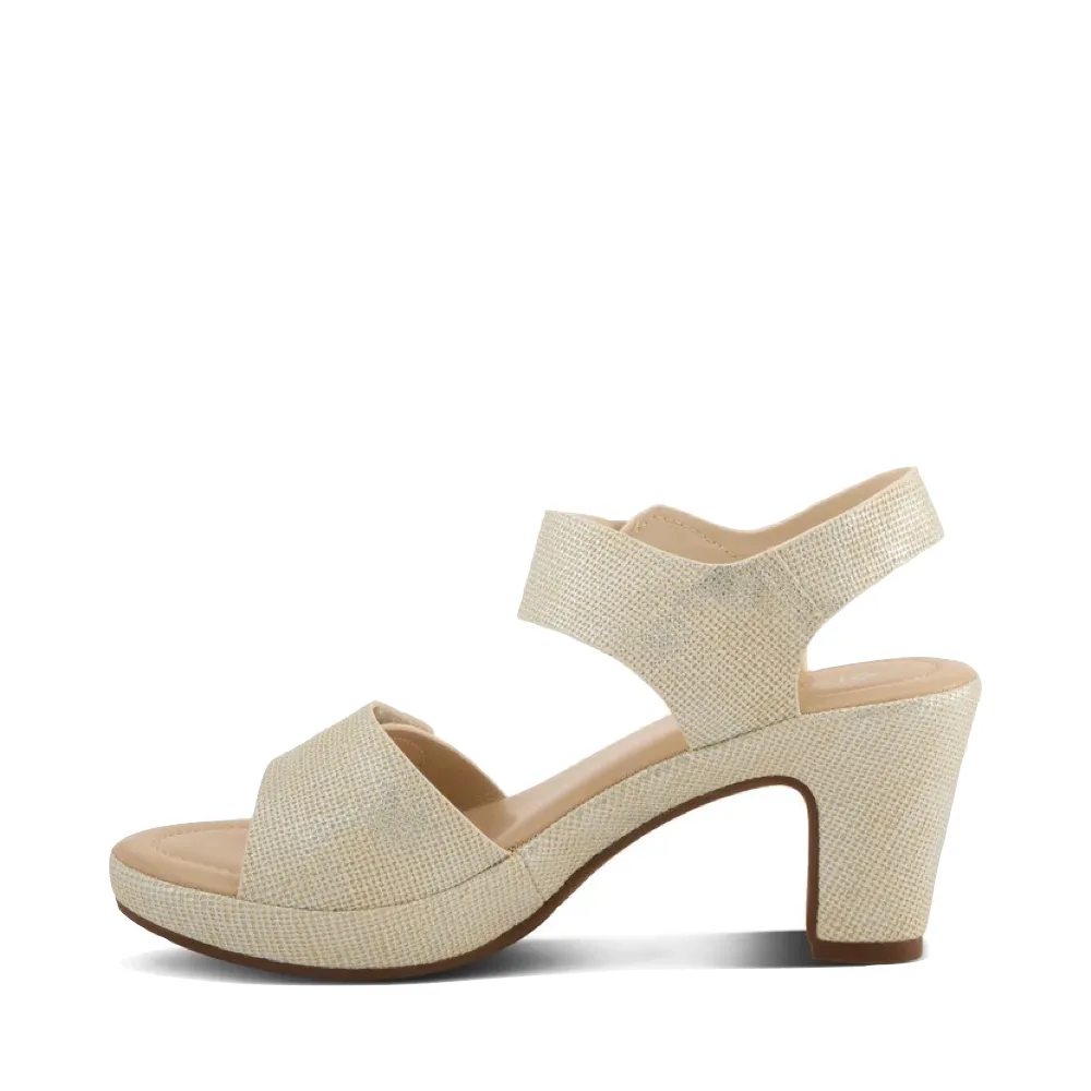 Sandale à talon tressé Dade pour femme Spring Step en couleur bone