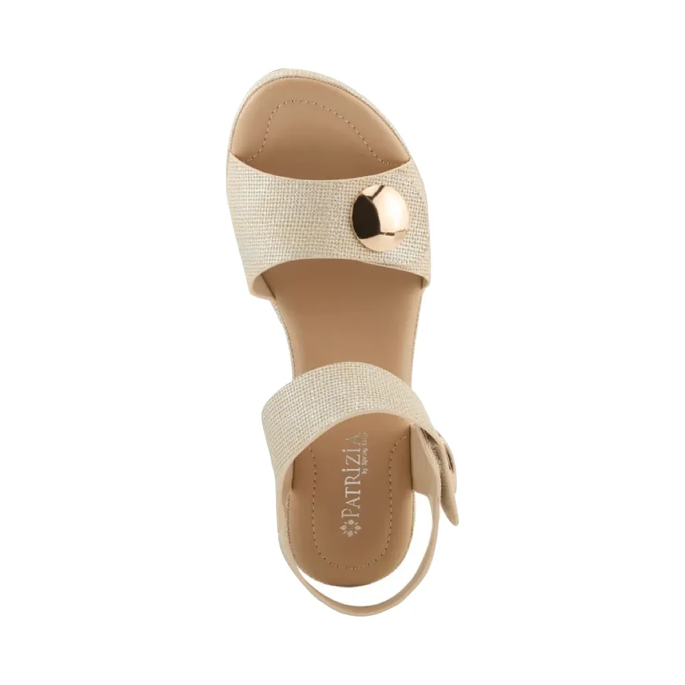Sandale à talon tressé Dade pour femme Spring Step en couleur bone