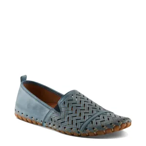 Spring Step Femmes Kapri Mule Plate en Bleu