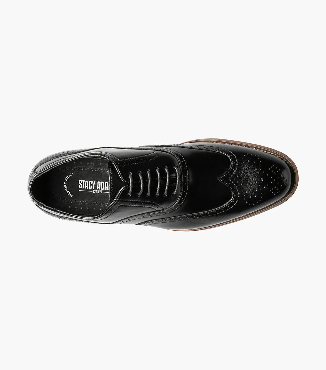 Stacy Adams DUNBAR Chaussures Oxford à Bout pointu Jumbo - Noir