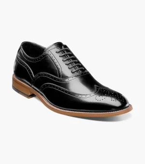 Stacy Adams DUNBAR Chaussures Oxford à Bout pointu Jumbo - Noir