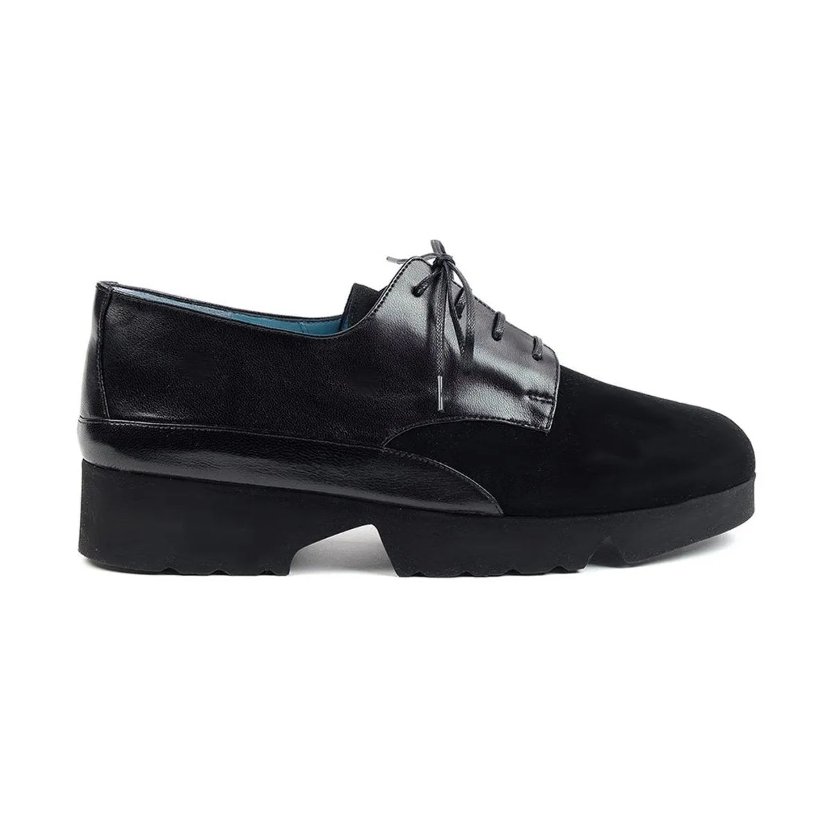 Thierry Rabotin Femme Gate 7429H Suède Noir/Cuir