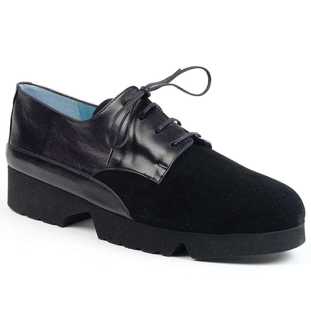 Thierry Rabotin Femme Gate 7429H Suède Noir/Cuir