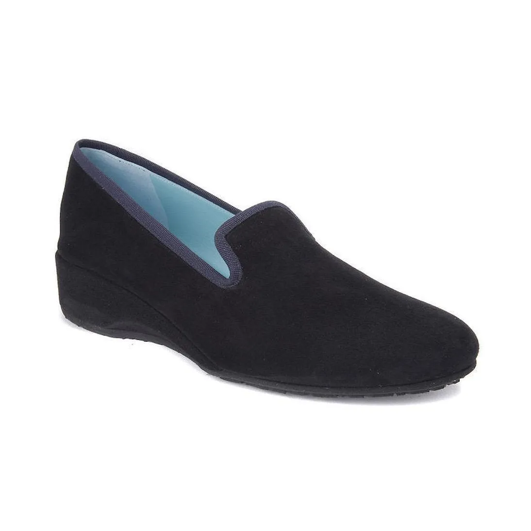 Thierry Rabotin Femme Ziggy 1440MN Suède Noir/Garniture Marine