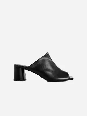 Mules véganes en cuir de cactus Uptown Desserto® | Noir