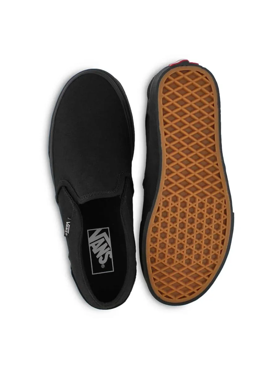 Vans Femmes Asher Noir/Noir Escarpin Sneaker