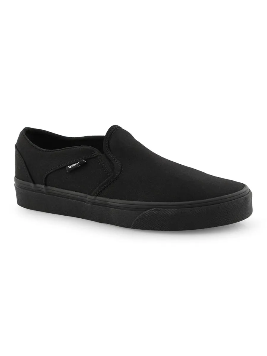 Vans Femmes Asher Noir/Noir Escarpin Sneaker