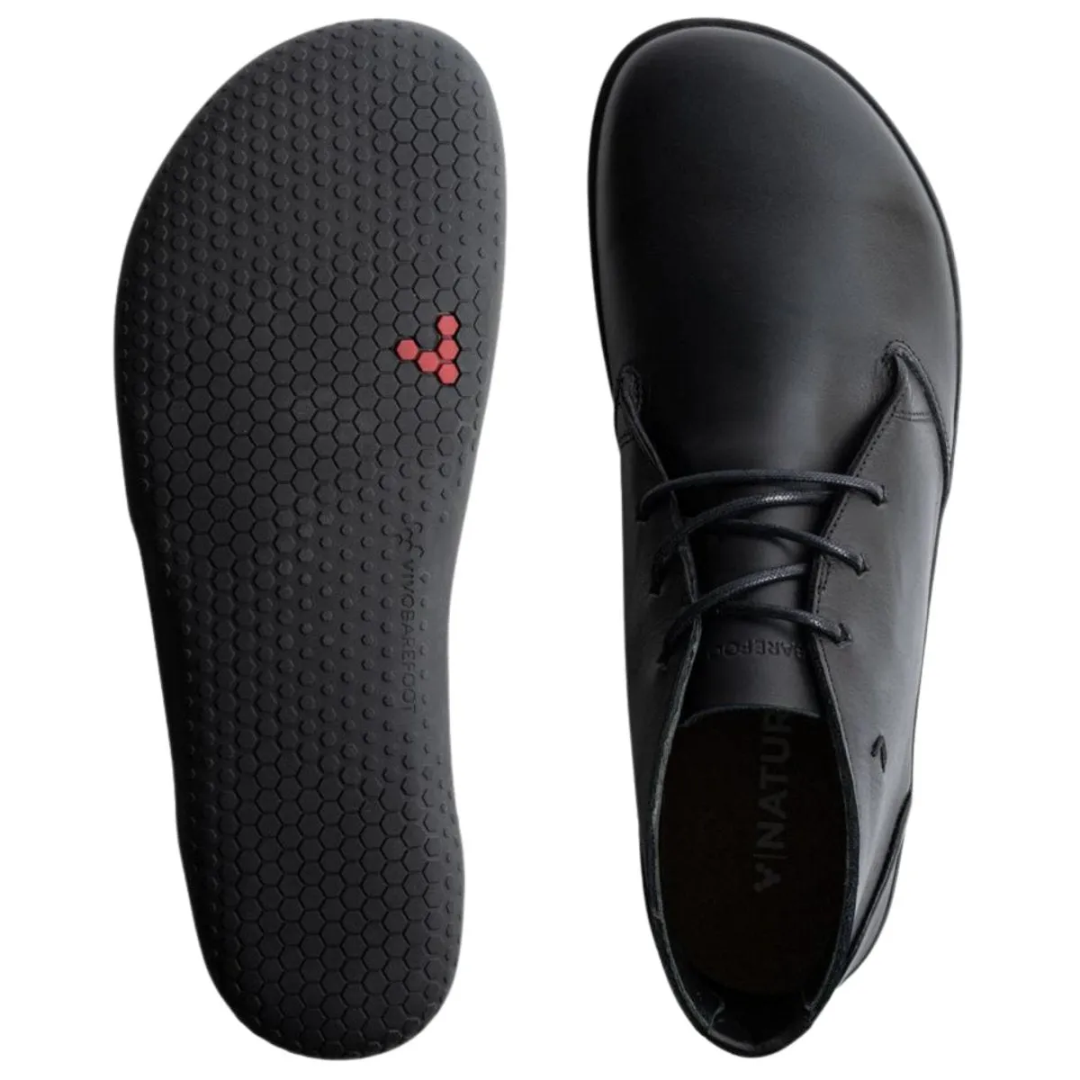 Vivo Barefoot Gobi Lux pour Homme en Cuir Obsidienne