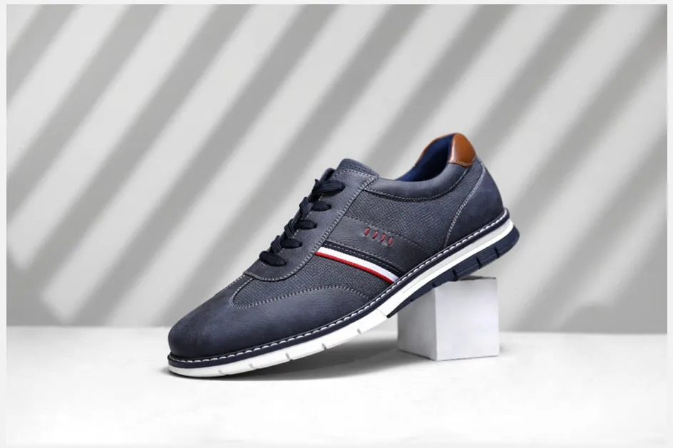 West Louis™ Chaussures de Sport en Cuir Léger d'Automne par le Designer de Marque
