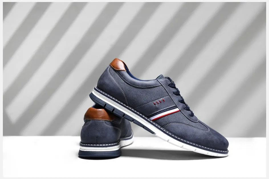 West Louis™ Chaussures de Sport en Cuir Léger d'Automne par le Designer de Marque
