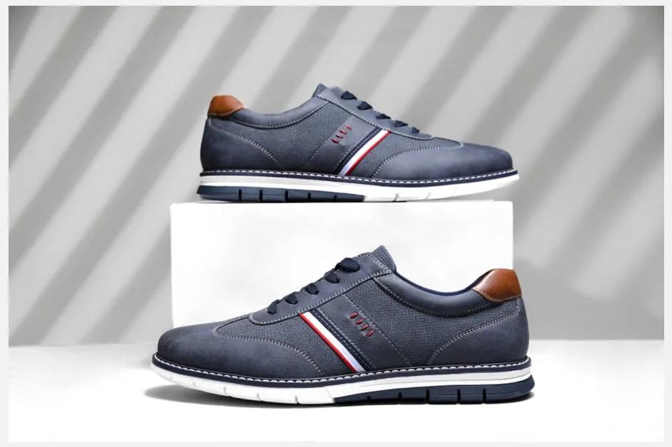 West Louis™ Chaussures de Sport en Cuir Léger d'Automne par le Designer de Marque
