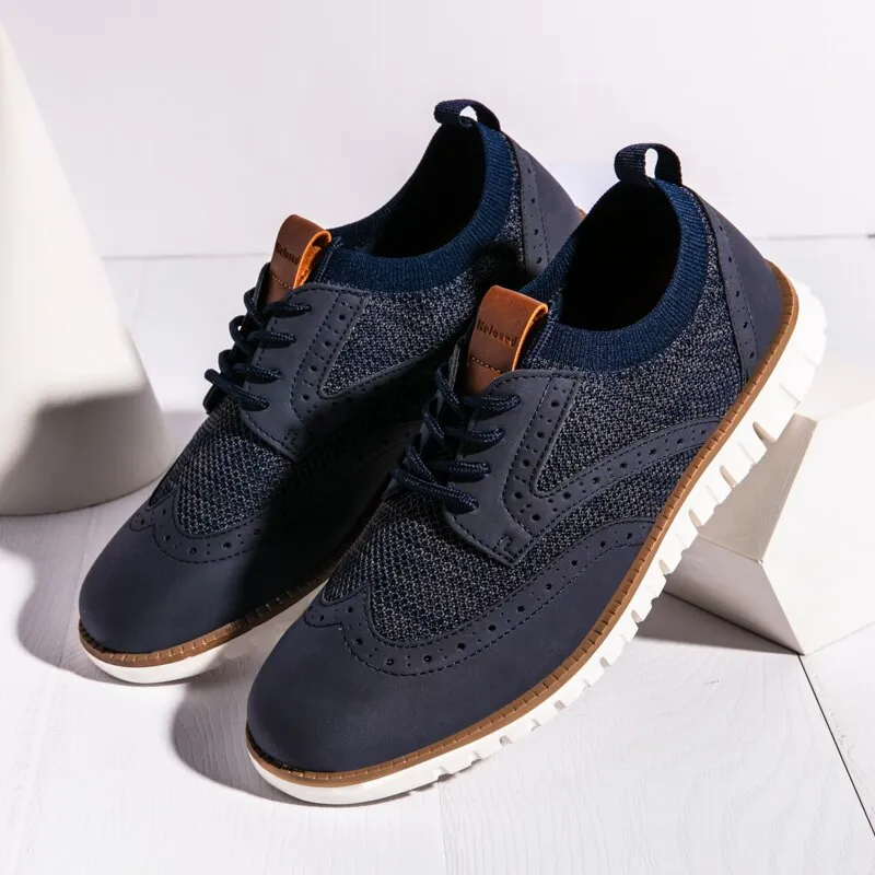 West Louis™ Chaussures décontractées pour hommes en daim respirant et léger