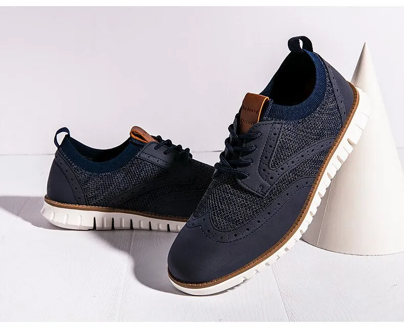 West Louis™ Chaussures décontractées pour hommes en daim respirant et léger