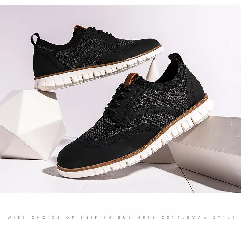 West Louis™ Chaussures décontractées pour hommes en daim respirant et léger
