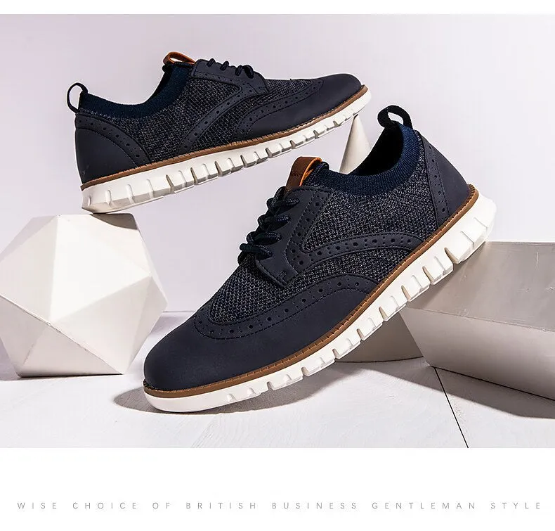 West Louis™ Chaussures décontractées pour hommes en daim respirant et léger
