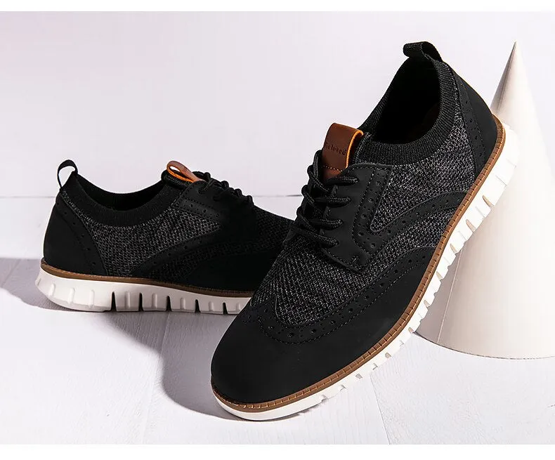 West Louis™ Chaussures décontractées pour hommes en daim respirant et léger