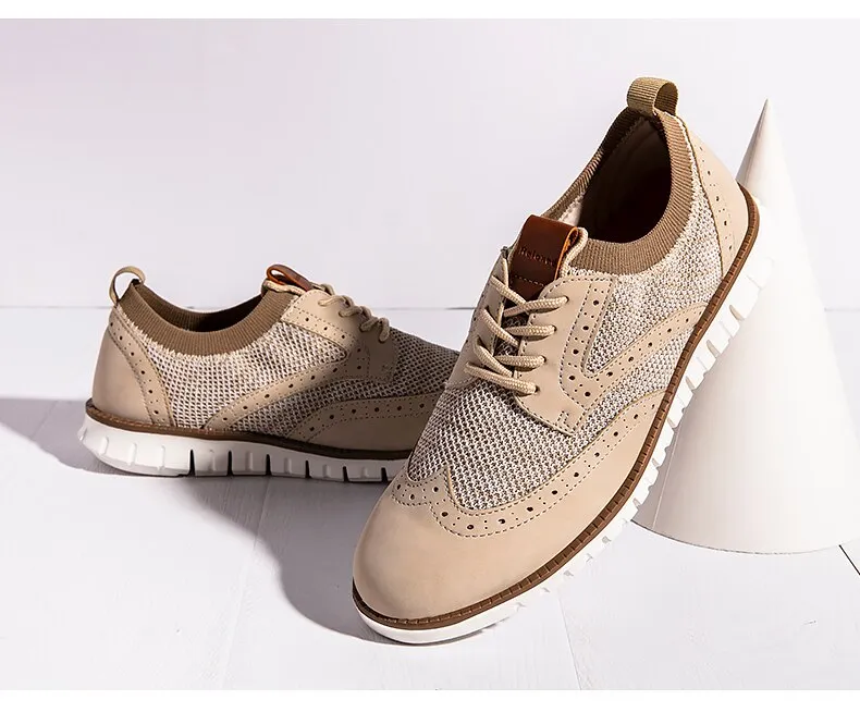 West Louis™ Chaussures décontractées pour hommes en daim respirant et léger