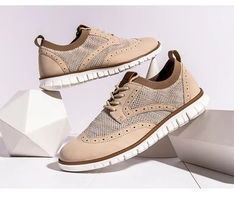 West Louis™ Chaussures décontractées pour hommes en daim respirant et léger