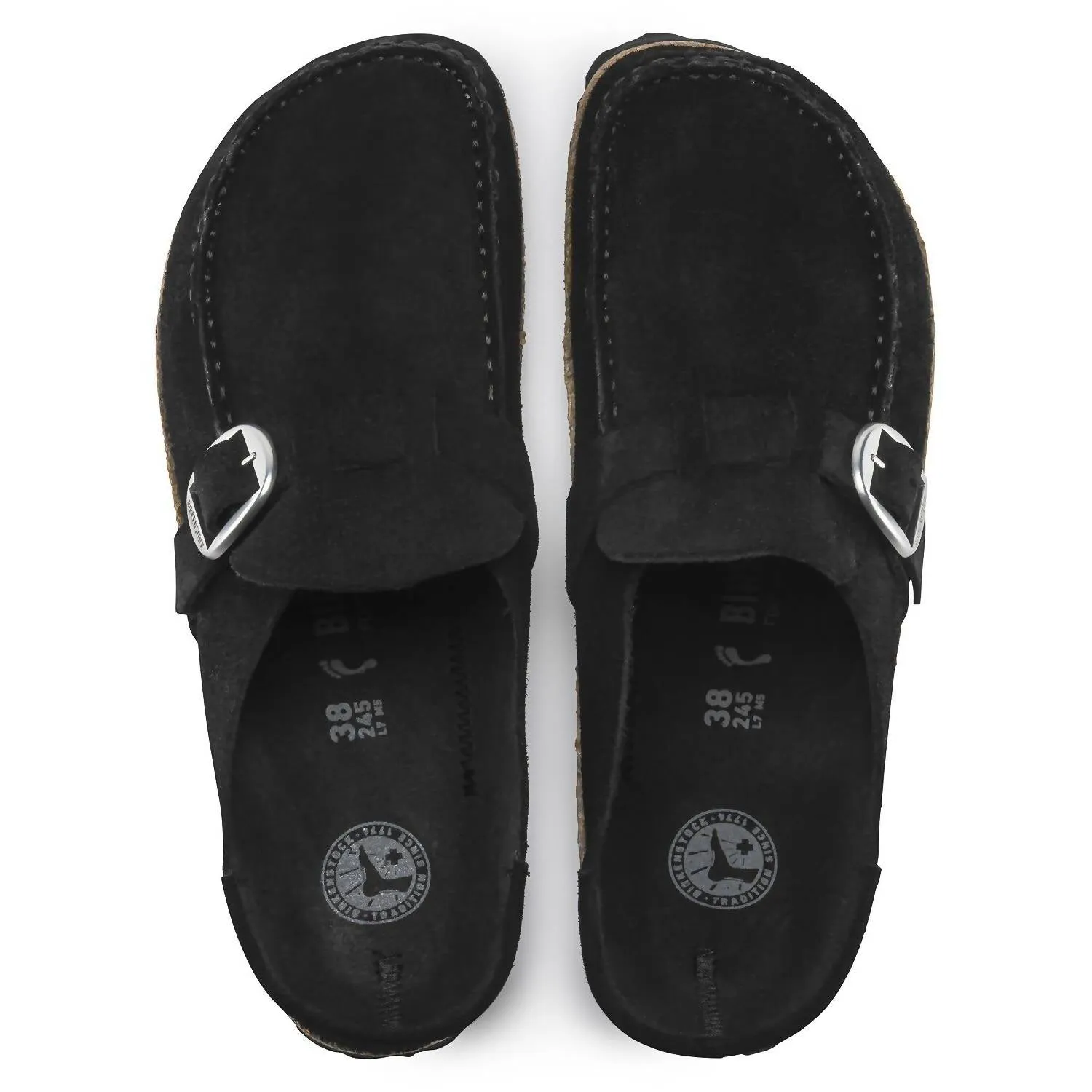 Chaussures Buckley Femme à Enfiler en Noir