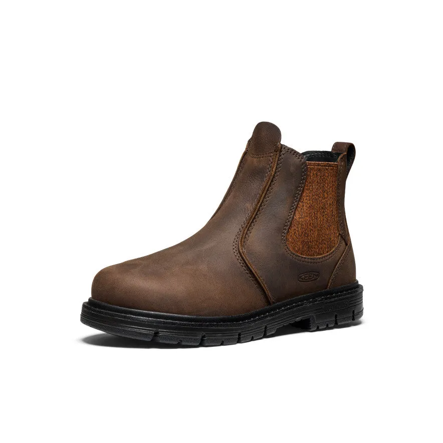Botte Chelsea à talon 90° pour femme San Jose (embout en aluminium) | Cascade Marron/Noir