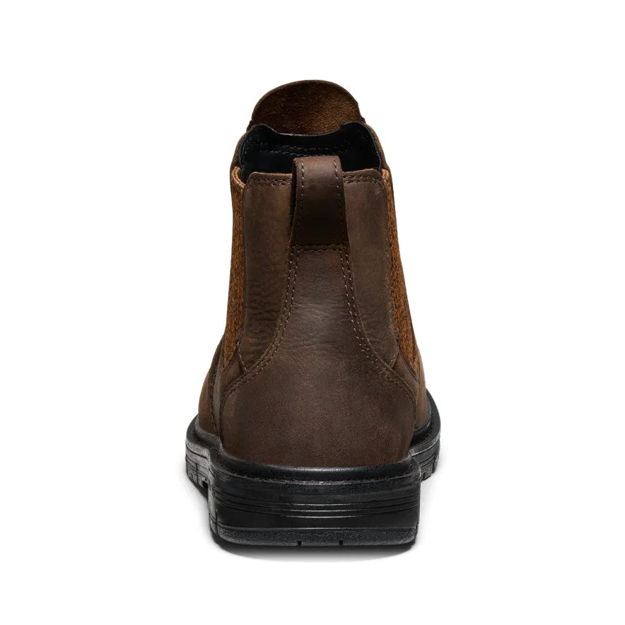 Botte Chelsea à talon 90° pour femme San Jose (embout en aluminium) | Cascade Marron/Noir