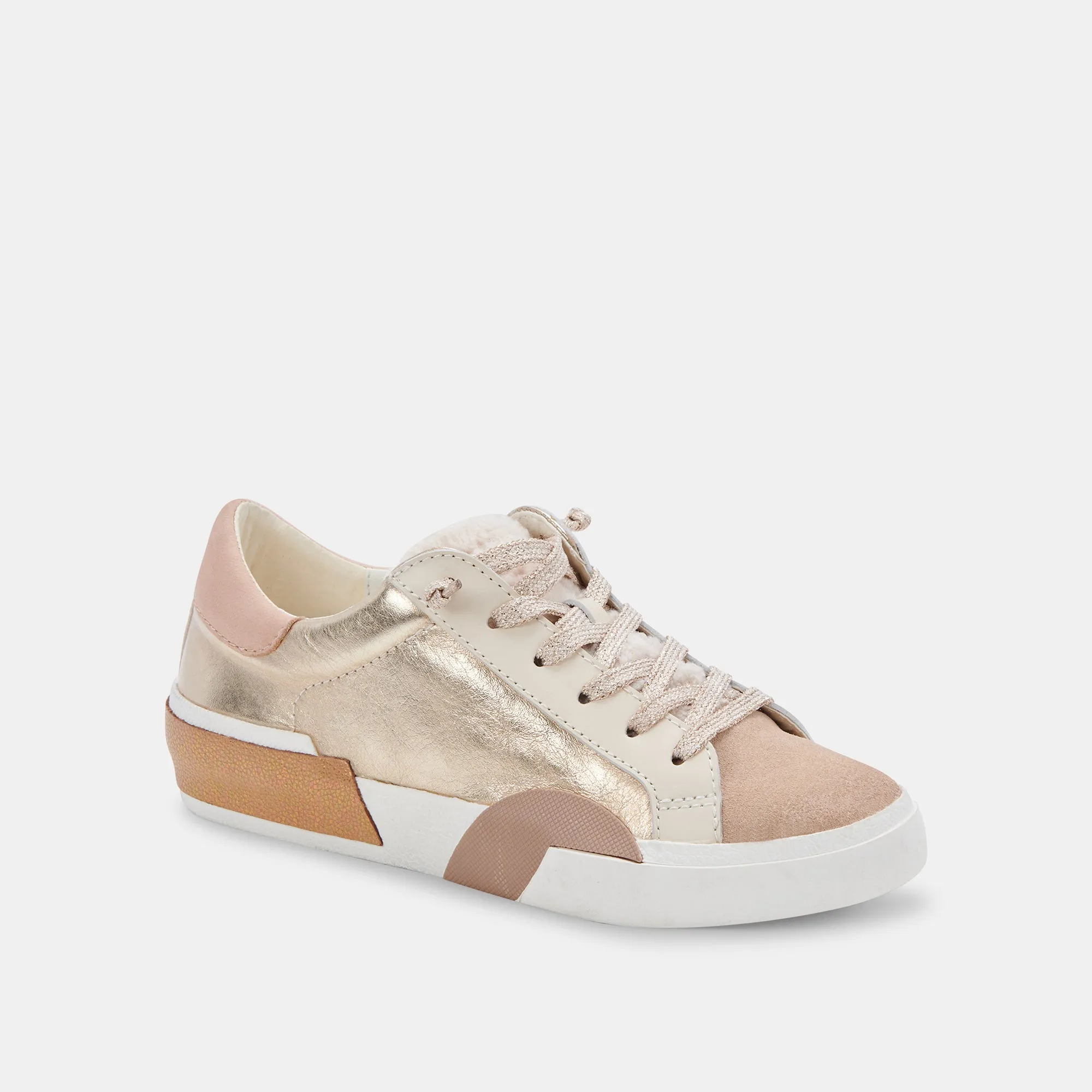ZINA CHAUSSURES DE SPORT EN DAIM DORÉ