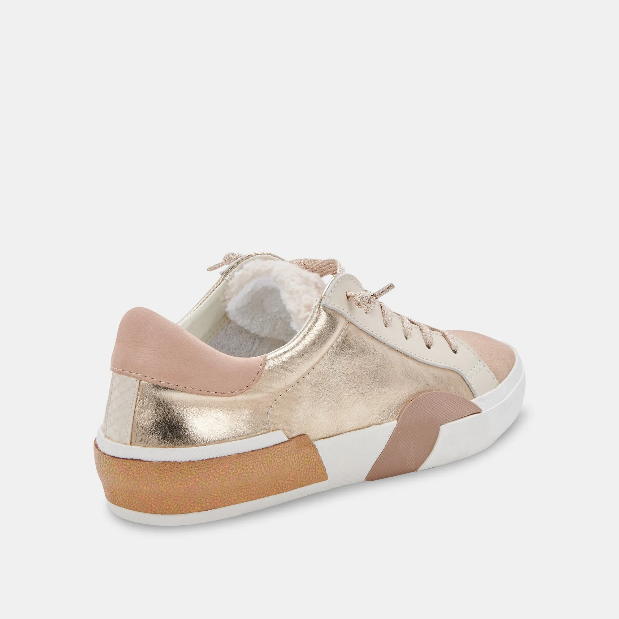 ZINA CHAUSSURES DE SPORT EN DAIM DORÉ