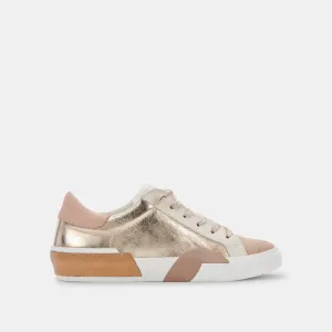 ZINA CHAUSSURES DE SPORT EN DAIM DORÉ