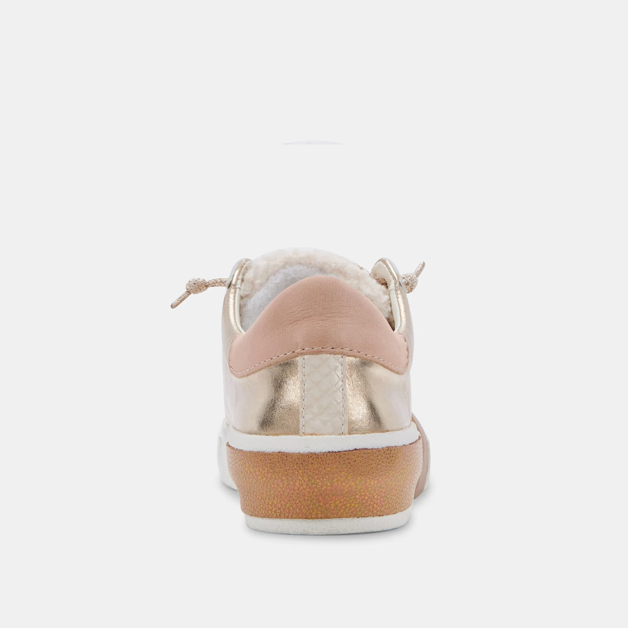 ZINA CHAUSSURES DE SPORT EN DAIM DORÉ