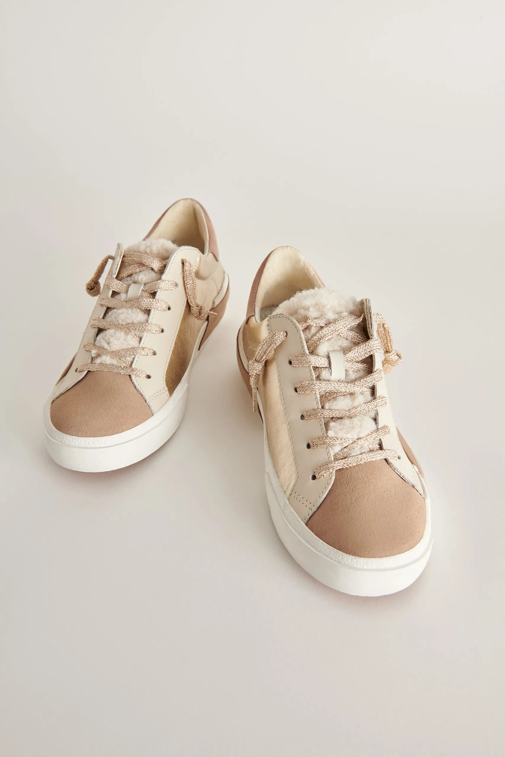 ZINA CHAUSSURES DE SPORT EN DAIM DORÉ