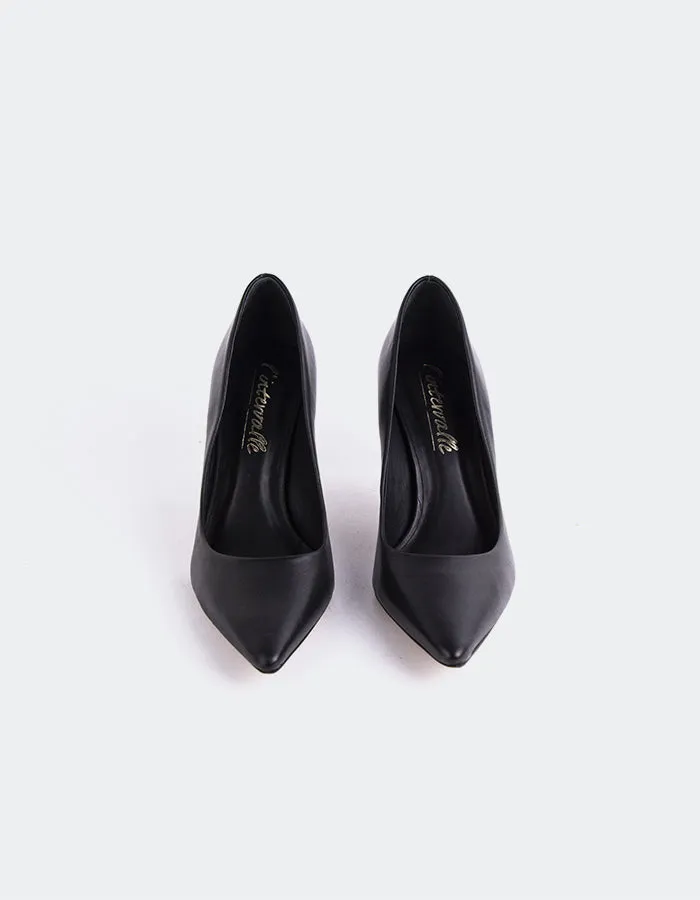 Zinnia Cuir Noir