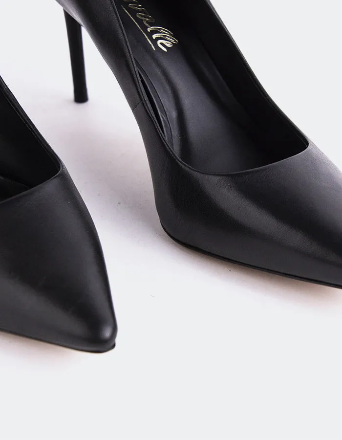 Zinnia Cuir Noir