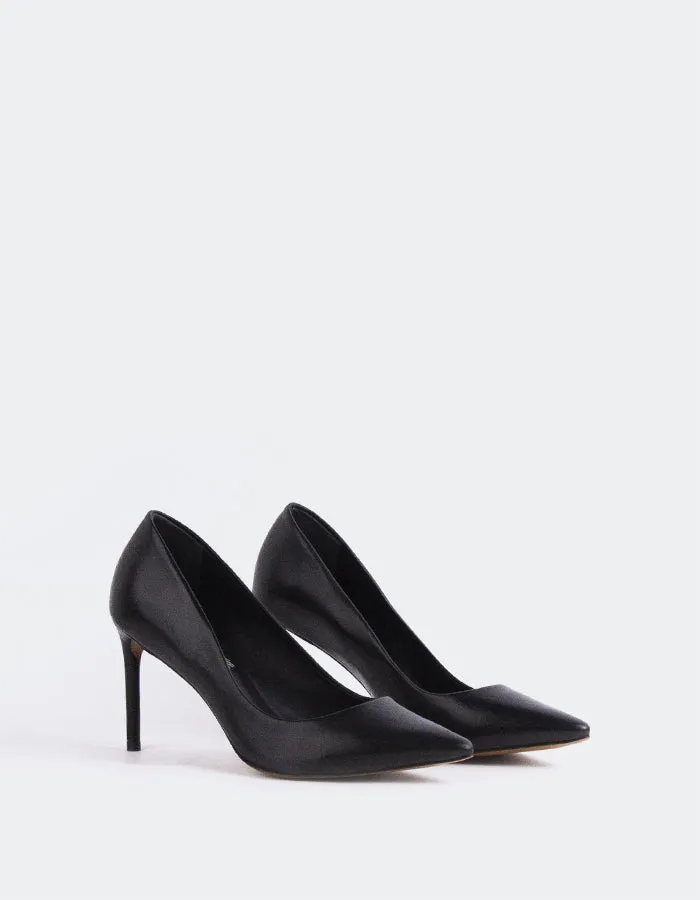 Zinnia Cuir Noir
