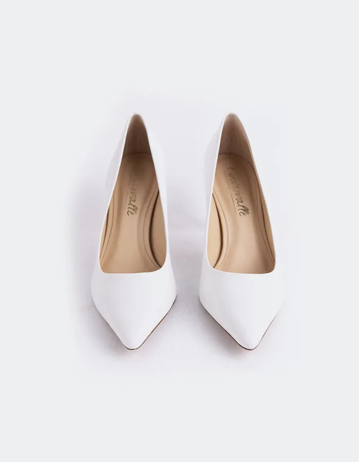 Zinnia Cuir Blanc