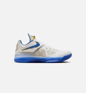Zoom KD 4 Alternate MVP Chaussure de Style de Vie Homme - Blanc Summit/Bleu Royal Hyper/Or Métallique
