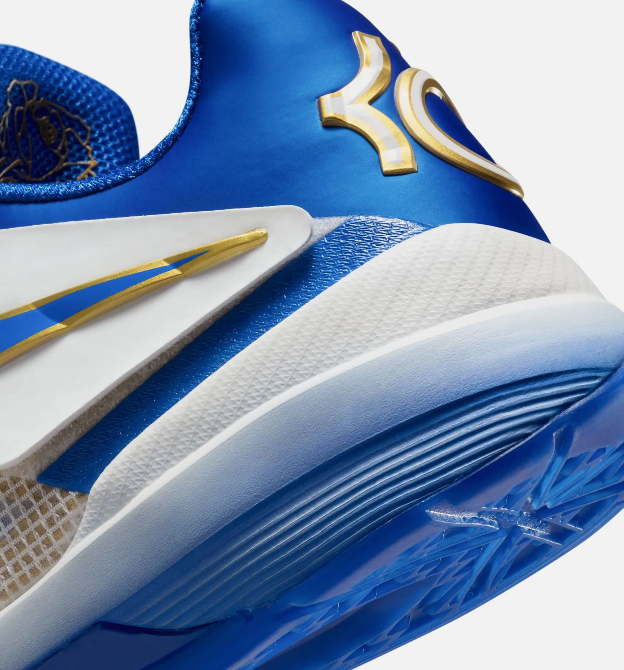 Zoom KD 4 MVP Chaussure de Style Homme - Bleu Royal/Blanc Summit/Or Métallique